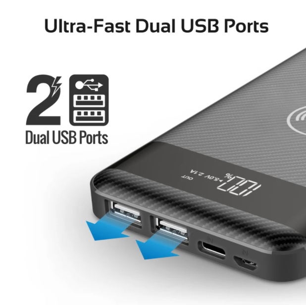 Ultrafast dual USB ports